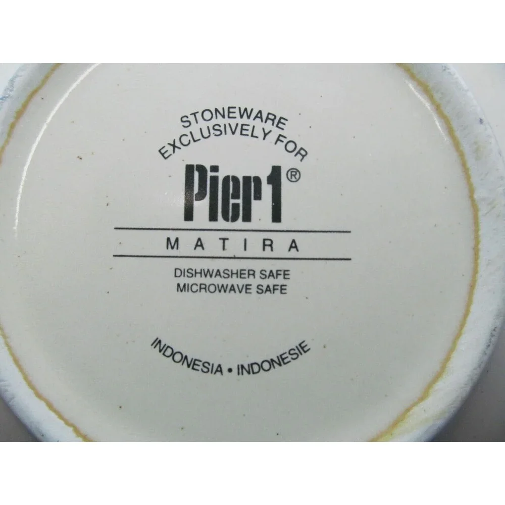 Pier 1 Imports Matira Set Of 2 Red Yellow 6 3/4